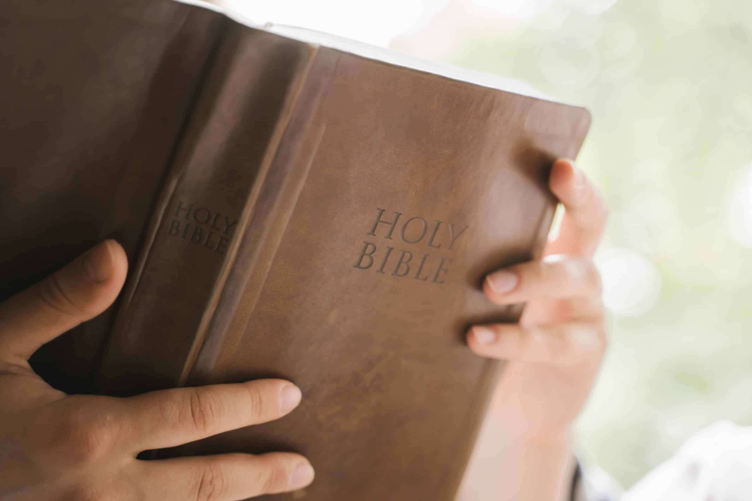 an open bible
