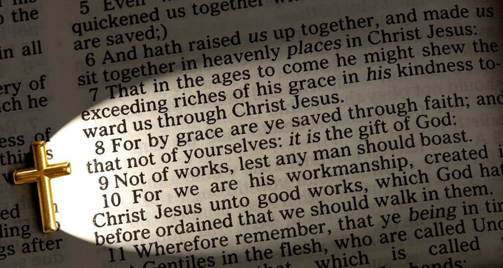 One of the great Bible verses about mental health, Ephesians 2:8