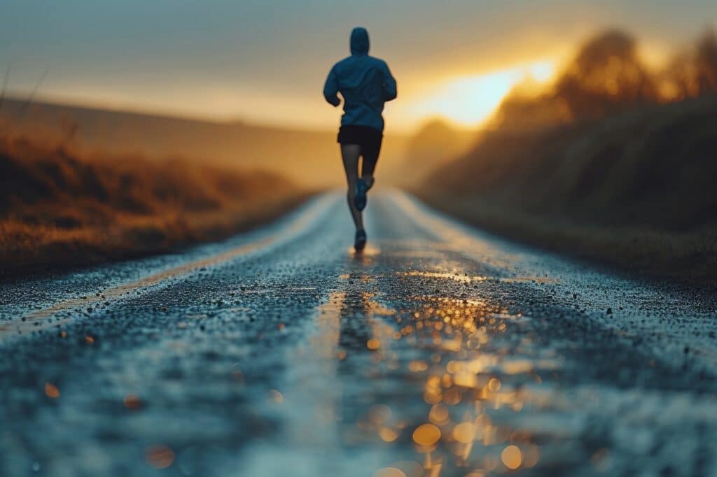 Photo of a runner, symbolizing endurance and perseverance